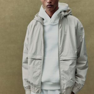 Loose Fit Nylon Windbreaker