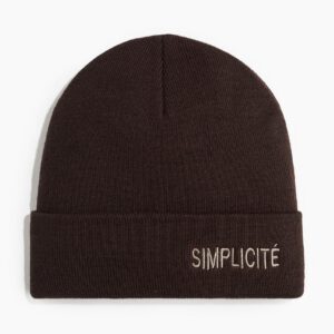 Fine-knit beanie
