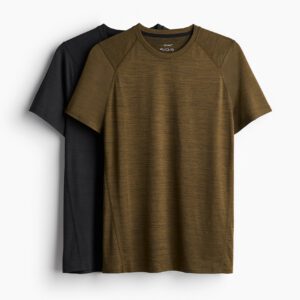 2-pack Muscle Fit Activewear Tees With DryMove™