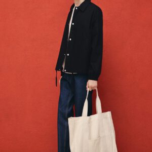 Regular Fit Canvas Coach Jacket