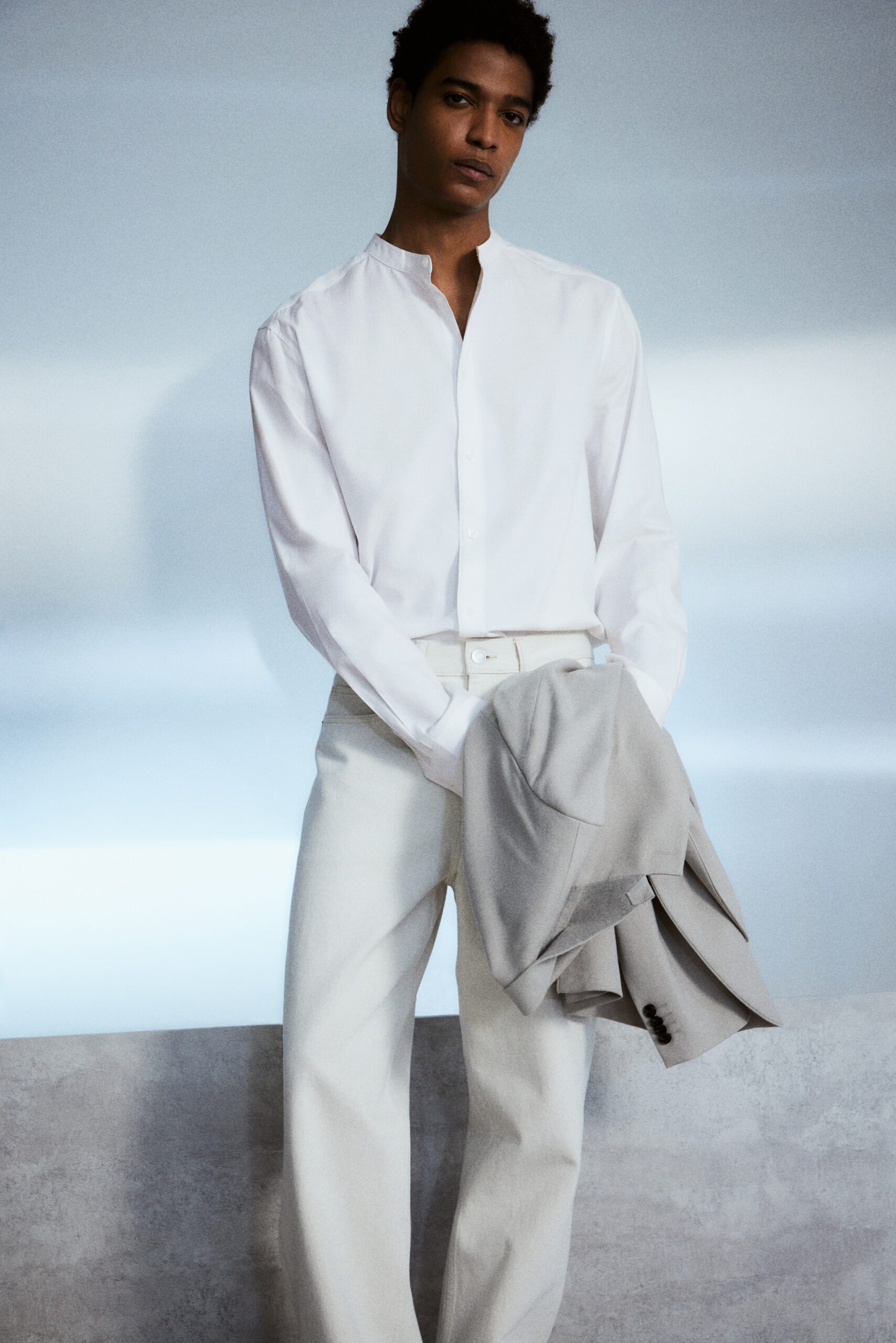 Regular Fit Grandad Shirt