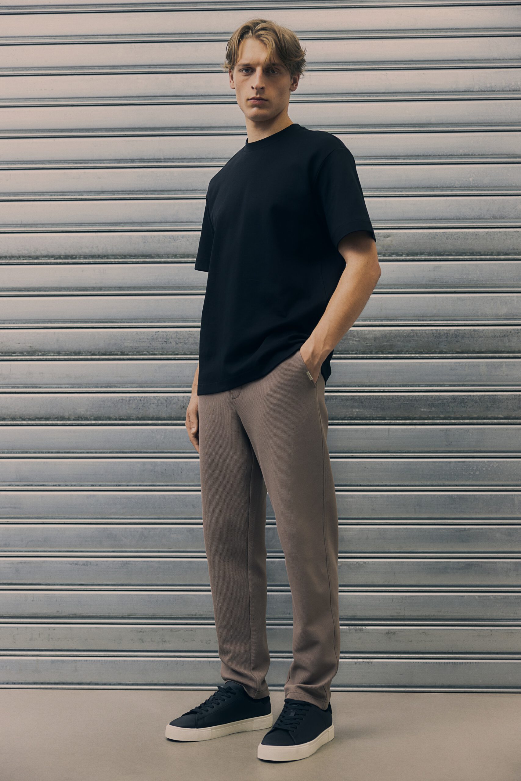 Slim Fit Twill Joggers