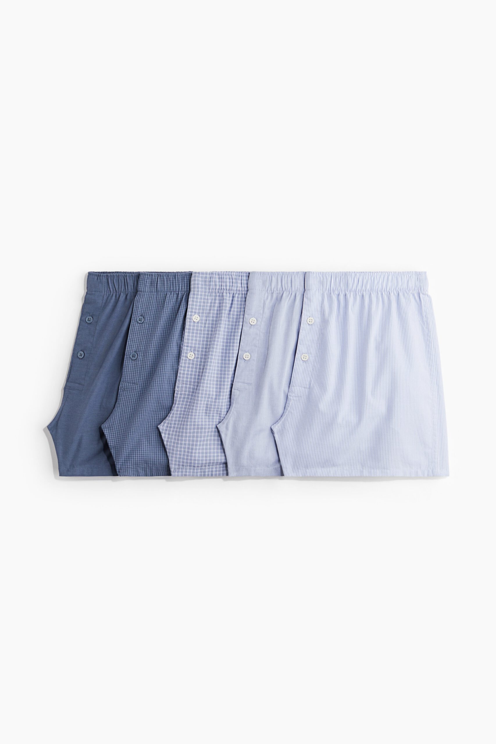5-pack Woven Cotton Boxer Shorts